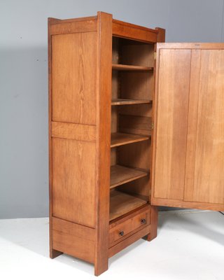 Art Deco Modernist Armoire or Wardrobe in Oak by Hendrik Wouda for Pander, 1924-MY-1768893