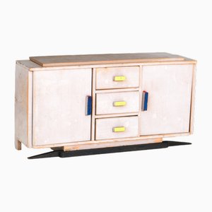 Art Deco Modernist Children's Credenza in Lacquered Plywood, 1930s-MY-1795642