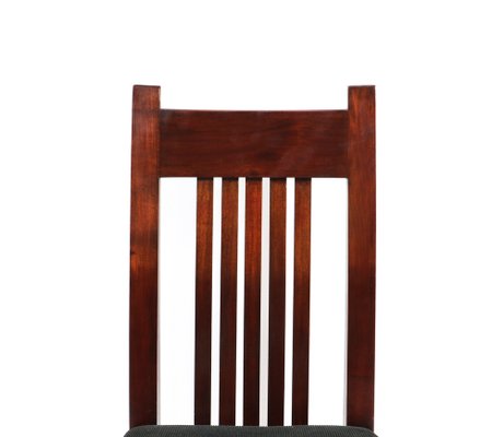 Art Deco Modernist Mahogany High Back Chair by Hendrik Wouda for Pander, 1924-MY-1245417