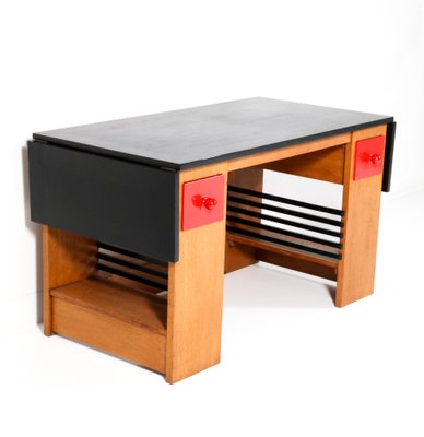 Art Deco Modernist Oak Desk or Writing Table by Hendrik Wouda for Pander, 1920s-MY-1820997