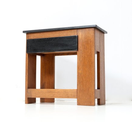 Art Deco Modernist Oak Side Table by Cor Alons, 1920s-MY-1799124