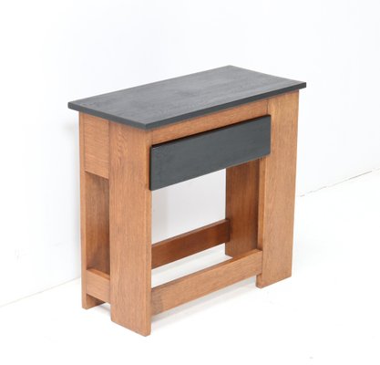 Art Deco Modernist Oak Side Table by Cor Alons, 1920s-MY-1799124