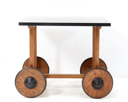 Art Deco Modernist Oak Trolley, 1920s-MY-1432090