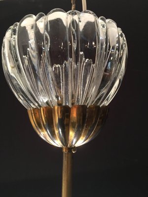 Art Deco Murano Chandelier by Ercole Barovier, 1940s-MBH-1032258