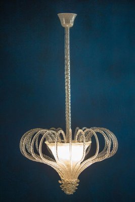 Art Deco Murano Chandelier or Lanterne, 1940s-MBH-1032444