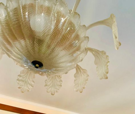 Art Deco Murano Glass Chandelier, 1940s-NUO-1778120