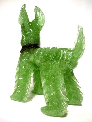 Art Deco Murano Glass Pulegoso Terrier Sculpture, 1920s-GKB-708663