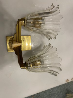 Art Deco Murano Glass Sconce, 1950s-JJC-1749512