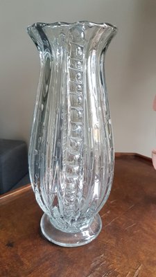 Art Deco Murano Glass Vase attributed to Barovier & Toso, 1930s-SNC-1422872