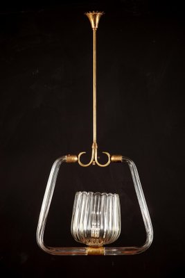 Art Deco Murano Grass Lantern, 1940-MBH-1032362