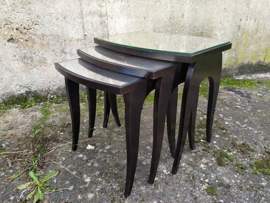 Art Deco Nesting Tables, 1930s, Set of 3-EAD-753184