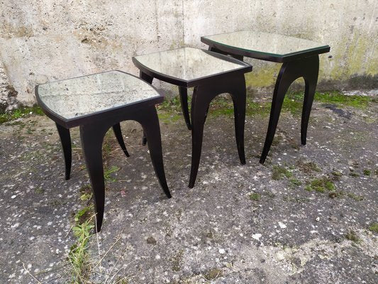 Art Deco Nesting Tables, 1930s, Set of 3-EAD-753184