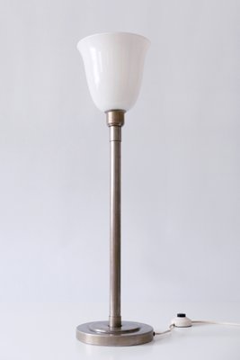 Art Deco Nickel Plated Brass Floor Lamp, 1930s-WPT-581881