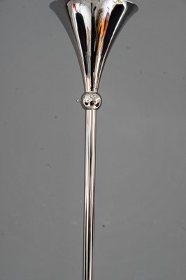 Art Deco Nickel-Plated Chandelier, 1920s-SPD-1811601