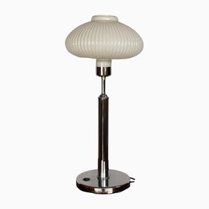 Art Deco Nickel-Plated Table Lamp, 1920s-TZ-1135355