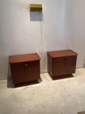 Art Deco Nightstands, 1920s, Set of 2-SU-1384408