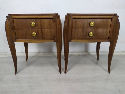 Art Deco Nightstands, 1930s, Set of 2-EAD-1747180