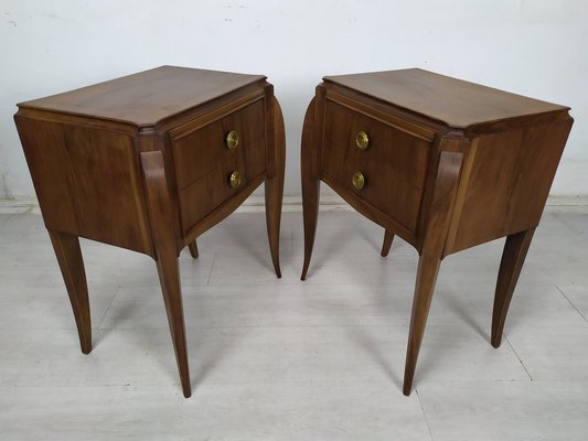 Art Deco Nightstands, 1930s, Set of 2-EAD-1747180