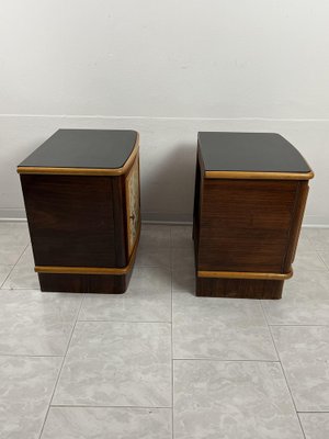 Art Deco Nightstands from Cabiate Furniture, Italy, 1930s, Set of 2-YST-1734374