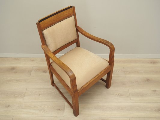 Art Deco Oak Armchair, Denmark, 1950s-VND-1789812