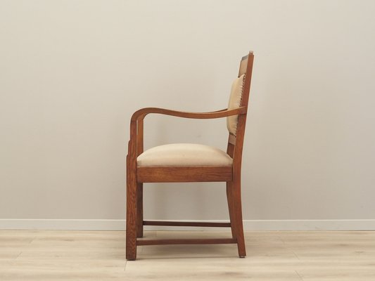 Art Deco Oak Armchair, Denmark, 1950s-VND-1789812