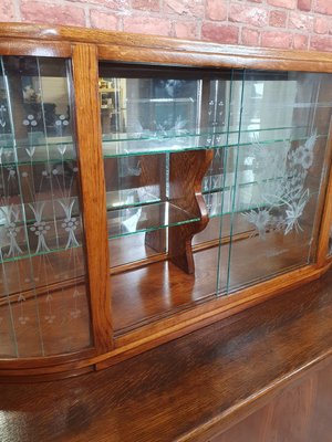 Art Deco Oak Credenza, 1940s-SYO-2031452