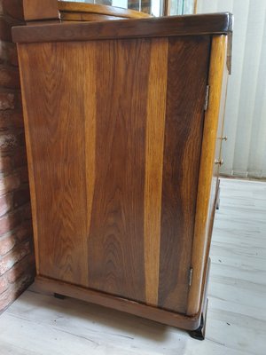 Art Deco Oak Credenza, 1940s-SYO-2031452