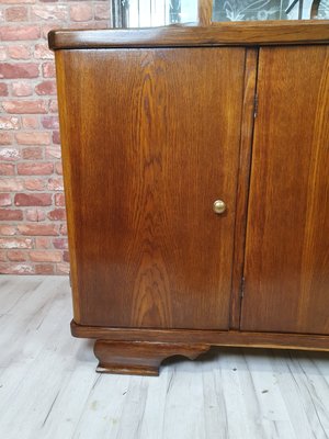 Art Deco Oak Credenza, 1940s-SYO-2031452