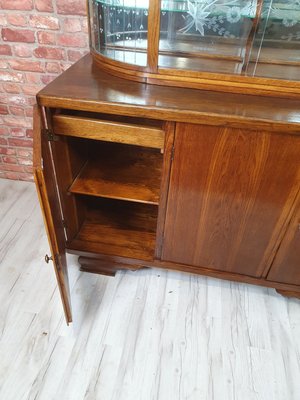 Art Deco Oak Credenza, 1940s-SYO-2031452