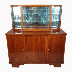 Art Deco Oak Credenza, 1940s-SYO-2031452