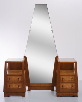 Art Deco Oak Dressing Table, Holland, 1925-GCG-1187815