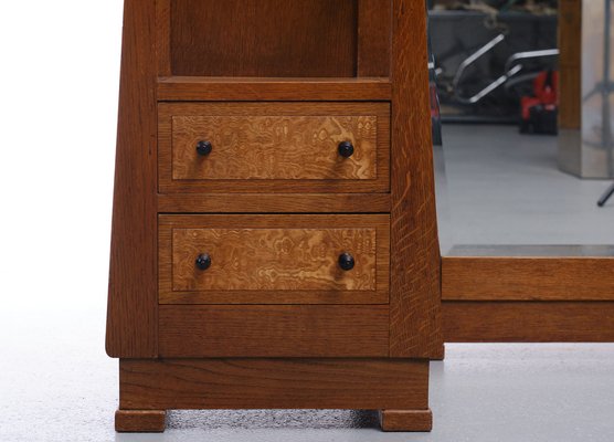 Art Deco Oak Dressing Table, Holland, 1925-GCG-1187815