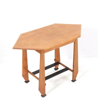 Art Deco Oak School Serving Table by Jac. Van Den Bosch, Amsterdam, 1920s-MY-1182908