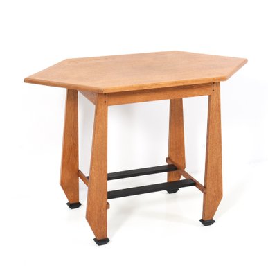 Art Deco Oak School Serving Table by Jac. Van Den Bosch, Amsterdam, 1920s-MY-1182908