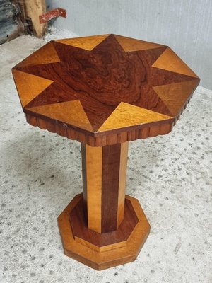 Art Deco Octagonal Side Table Plant Table, 1890s-IFQ-2028207