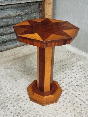 Art Deco Octagonal Side Table Plant Table, 1890s-IFQ-2028207