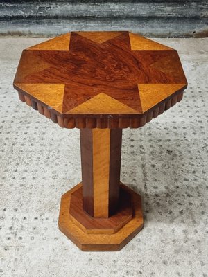 Art Deco Octagonal Side Table Plant Table, 1890s-IFQ-2028207