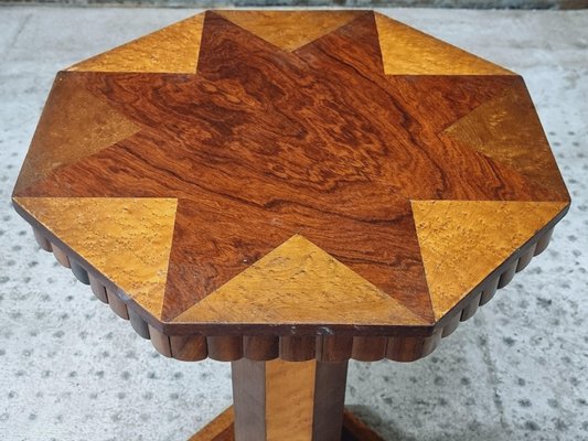 Art Deco Octagonal Side Table Plant Table, 1890s-IFQ-2028207