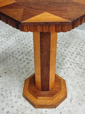 Art Deco Octagonal Side Table Plant Table, 1890s-IFQ-2028207