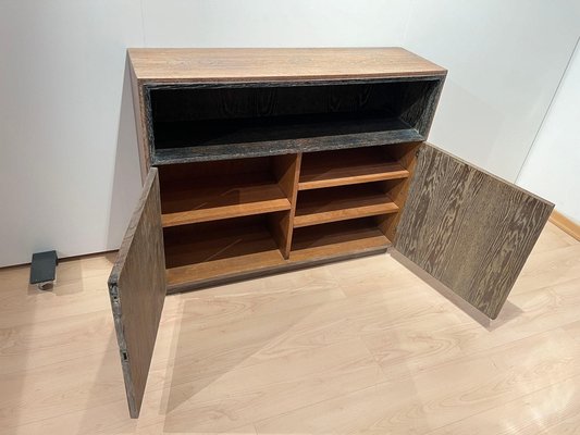 Art Deco Office Cabinet in Limed Oak from De Coene, 1935-NNB-1772832