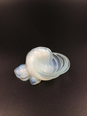 Art Deco Opalescent Glass Shell, 1930s-SAK-1797377