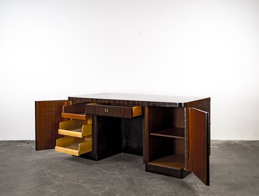 Art Deco or Bauhaus 138/995 Desk by Bruno Paul for Deutsche Werkstätten Hellerau, 1930s-VLO-1029728