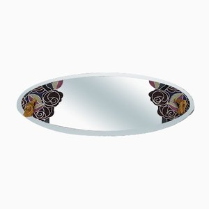 Art Deco Oval Mirror, 1920s-TL-626380