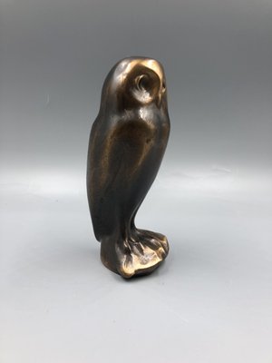 Art Deco Owl Sculpture, 1920s, Bronze-XOP-2028097