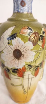 Art Deco Painted Ceramic Vase, Spain, 1930s-RGF-1260987