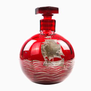 Art Deco Parfume Bottle from Josephinehutte, Poland, 1930s-BKO-1824364