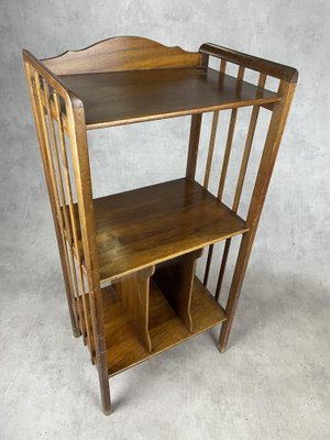 Art-Deco Partition Shelf in Walnut-SDV-1060193