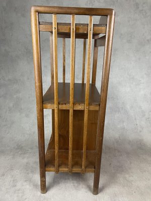 Art-Deco Partition Shelf in Walnut-SDV-1060193