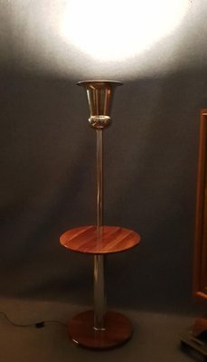 Art Deco Pedestal Floor Lamp, 1930s-AWH-778108