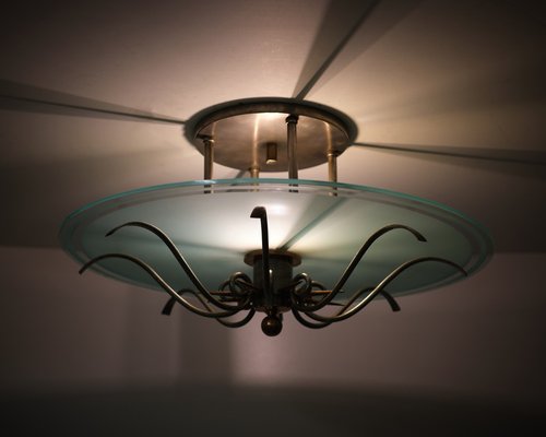 Art Deco Pendant Lamp attributed by Willem H Gispen, Holland, 1928-GCG-1718374